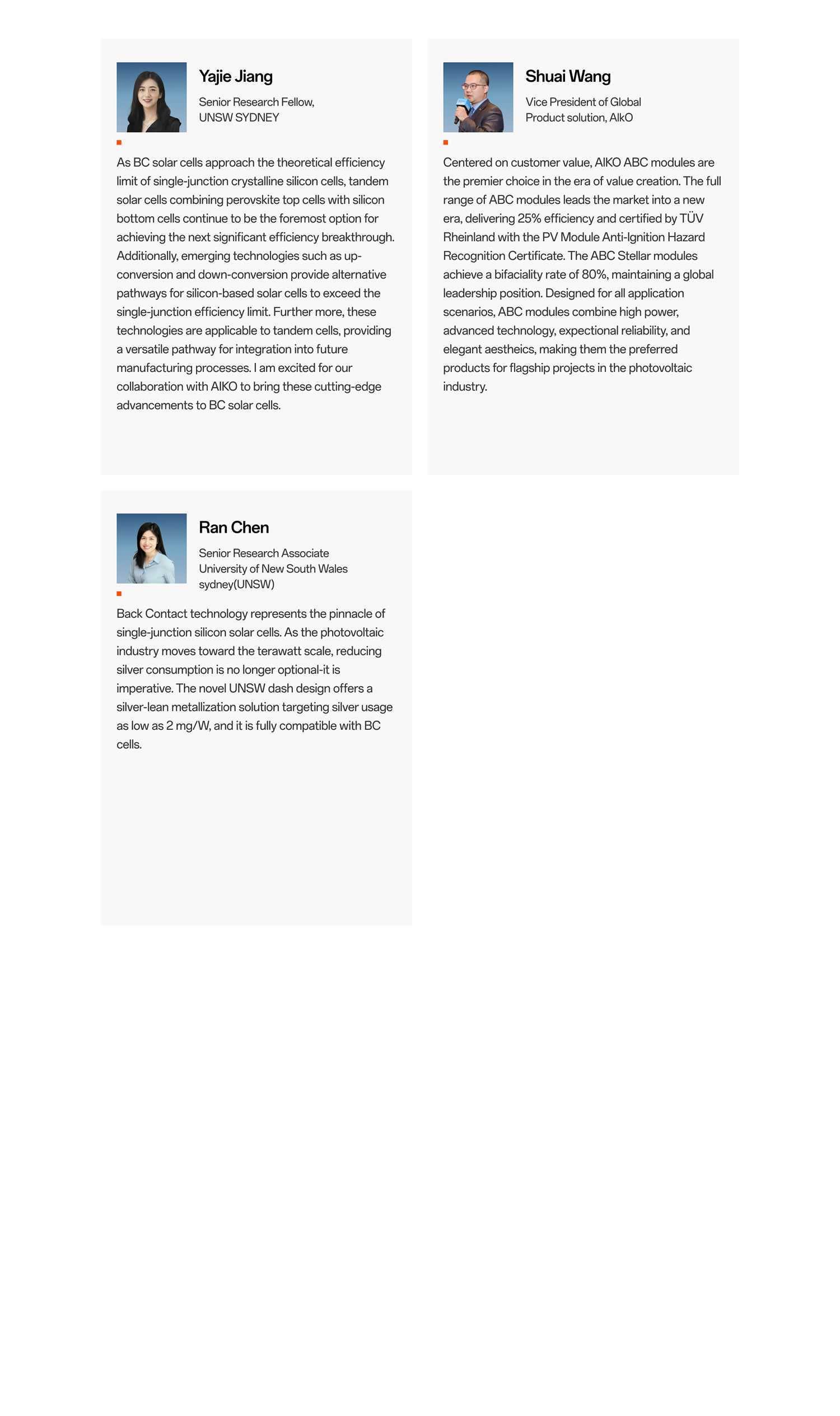 Voices from the Summit